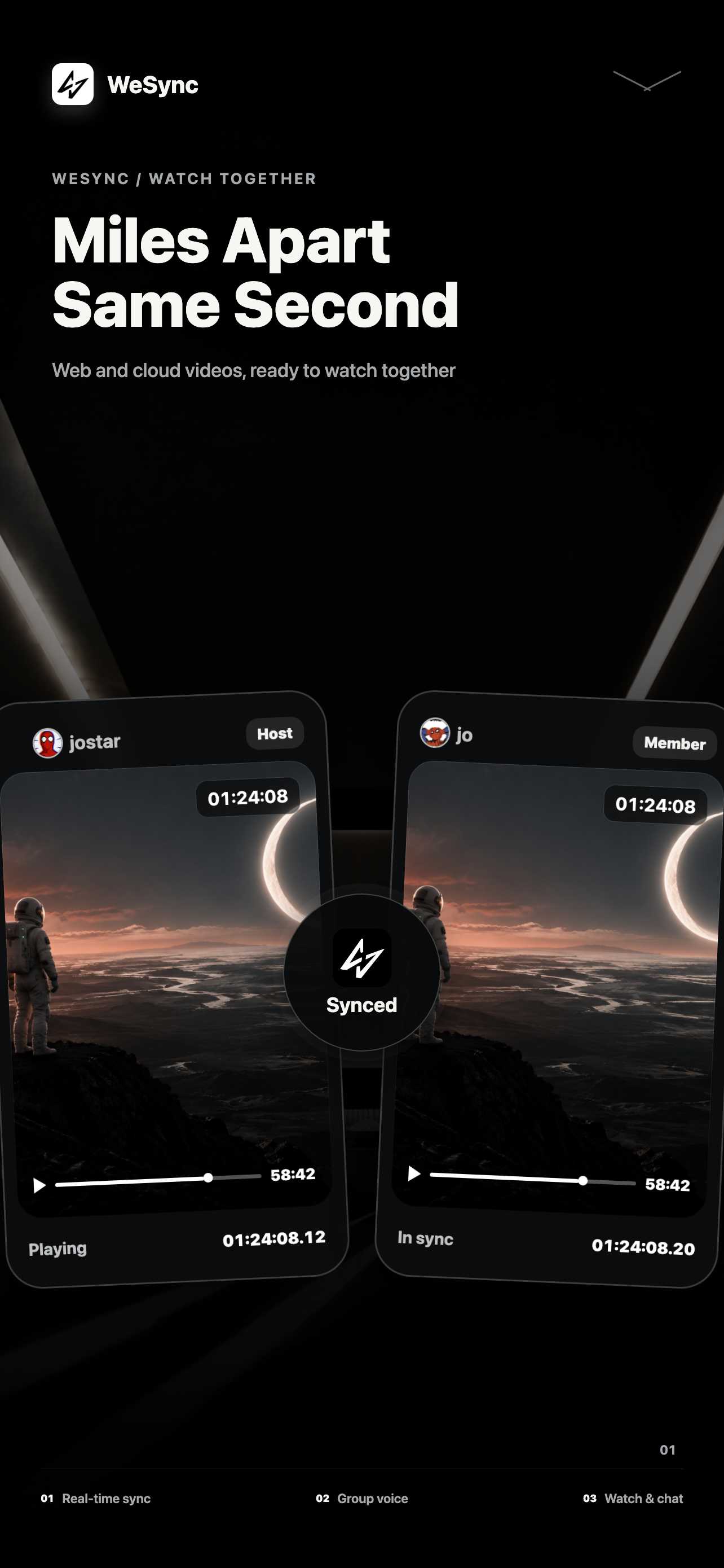 WeSync watch together preview